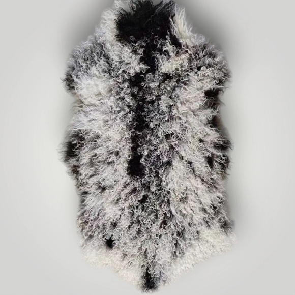 MUST HAVE! Luxury Tibet Mongolian Sheepskin Decorative Throw or Warming Blanket - Picture 12 of 16